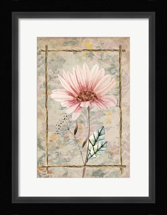 Framed Wildflowers III Print