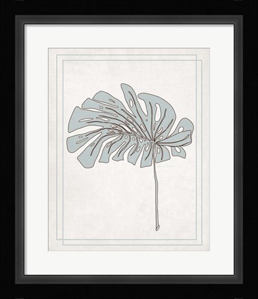 Framed Tropical Monstera IV Print