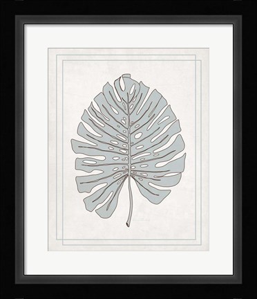 Framed Tropical Monstera III Print
