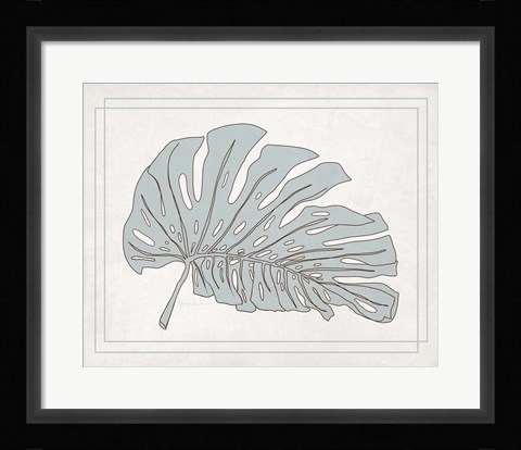 Framed Tropical Monstera II Print