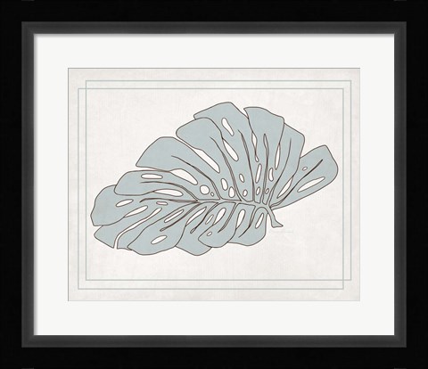 Framed Tropical Monstera I Print