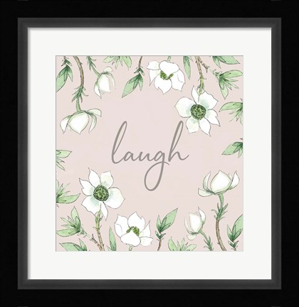 Framed Laugh Print