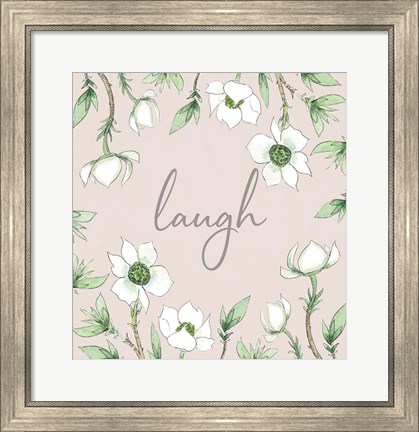 Framed Laugh Print