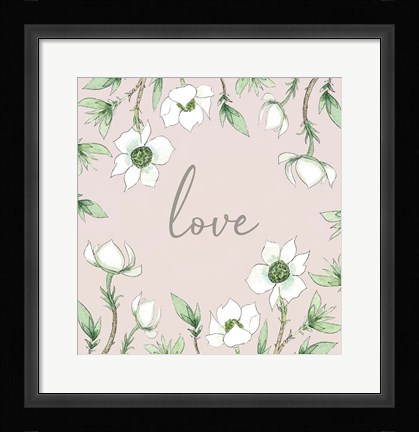 Framed Love Print