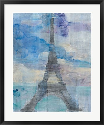 Framed Paris at Dusk II Print