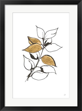 Framed Leafed VII Print