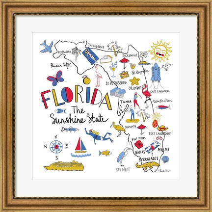 Framed Florida Print