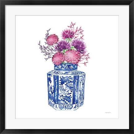 Framed Chinoiserie Style III Print