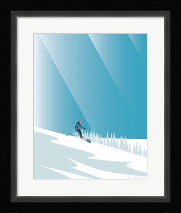 Framed Lapland No Words Print
