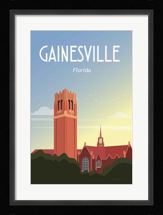 Framed Gainesville Print