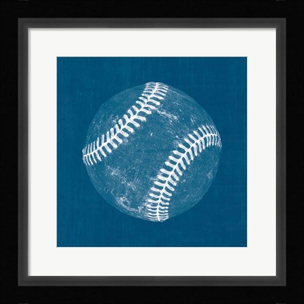 Framed Ball Four Blueprint I Print