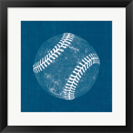 Framed Ball Four Blueprint I Print