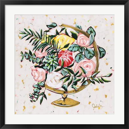 Framed Globe Growth Print