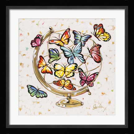 Framed Globe Hope Print