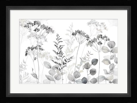 Framed Botanical Landscape neutral Print