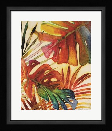 Framed Tropic Botanicals I Print