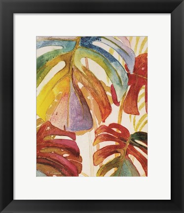 Framed Tropic Botanicals III Print