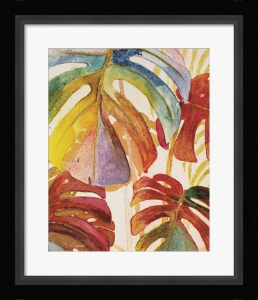 Framed Tropic Botanicals III Print