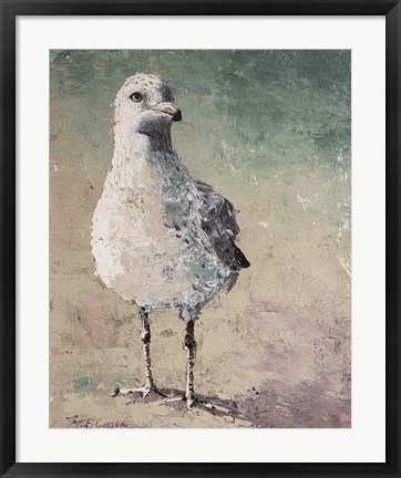 Framed Beach Bird VI Print