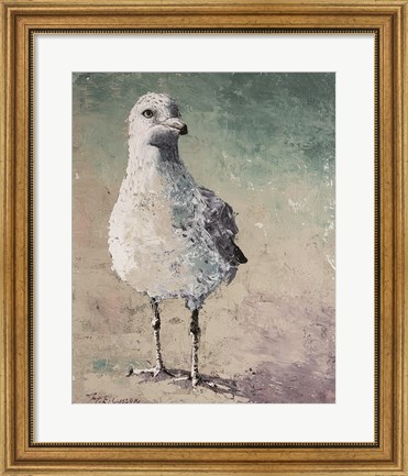Framed Beach Bird VI Print