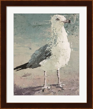 Framed Beach Bird VII Print