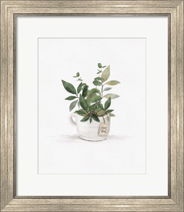 Framed Botanical Mug I Print