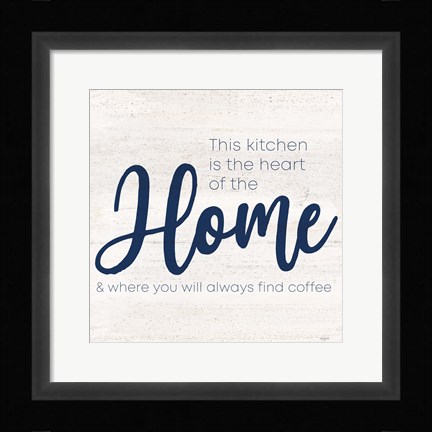 Framed Coffee Kitchen Humor VI-Home Print
