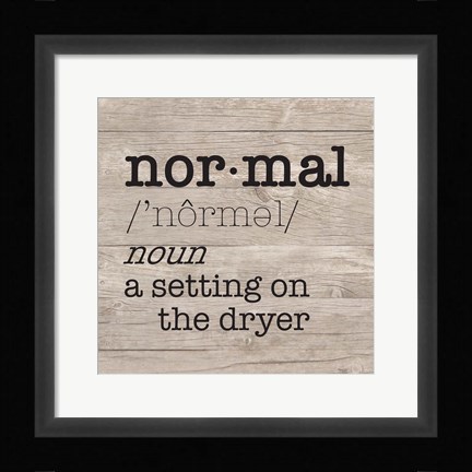 Framed Laundry Room Humor II-Normal Print