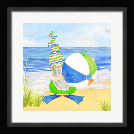 Framed Gnomes of Summer I Print