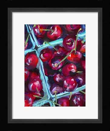 Framed Cherry Carton Print