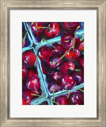Framed Cherry Carton Print