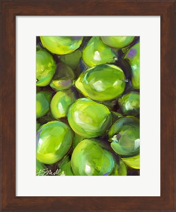 Framed Tropical Limes Print