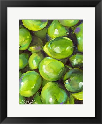 Framed Tropical Limes Print