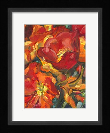 Framed Colorful Garden Print