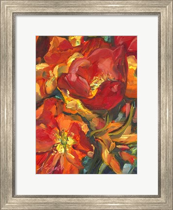 Framed Colorful Garden Print