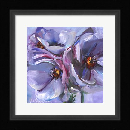 Framed Lavender Flowers Print