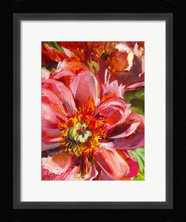 Framed Floral Close Up Print