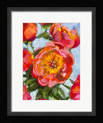 Framed Rose Mix Print
