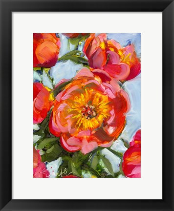 Framed Rose Mix Print