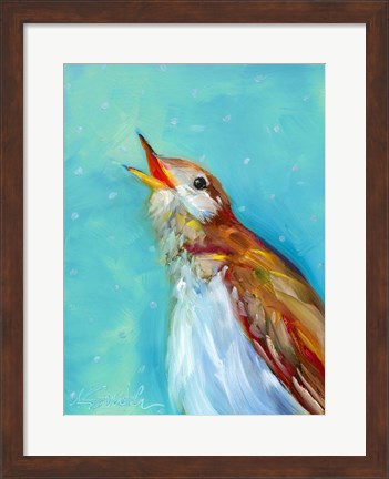 Framed Birdcall Print