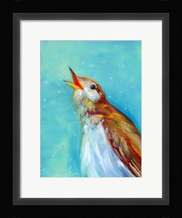 Framed Birdcall Print