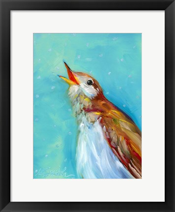 Framed Birdcall Print