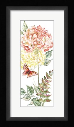 Framed Wildflower Stem panel IV Print