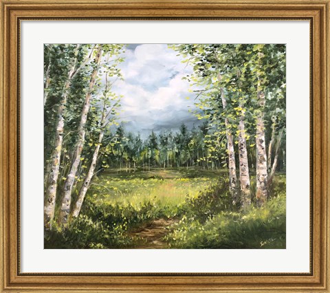 Framed Colorado Meadow landscape Print