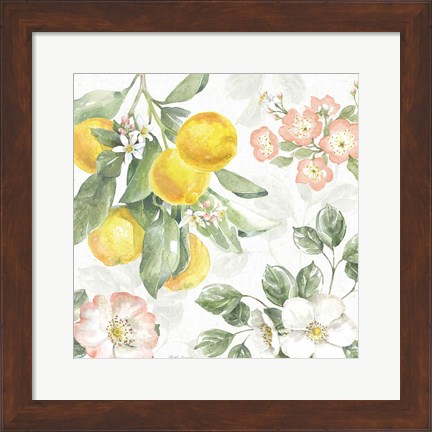 Framed Citrus Charm VI Print