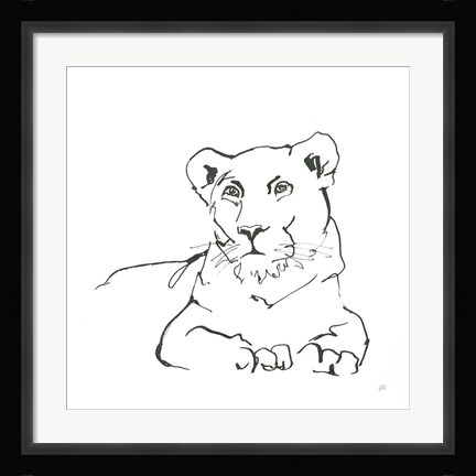 Framed African Animals II Print