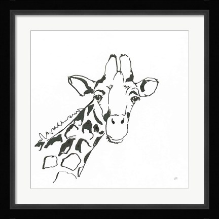 Framed African Animals I Print