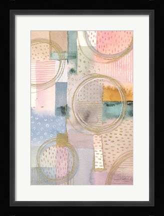 Framed Circle Stories I Print