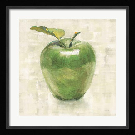 Framed Green Apple Print