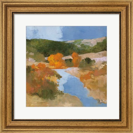 Framed Autumn in the West Sq Print